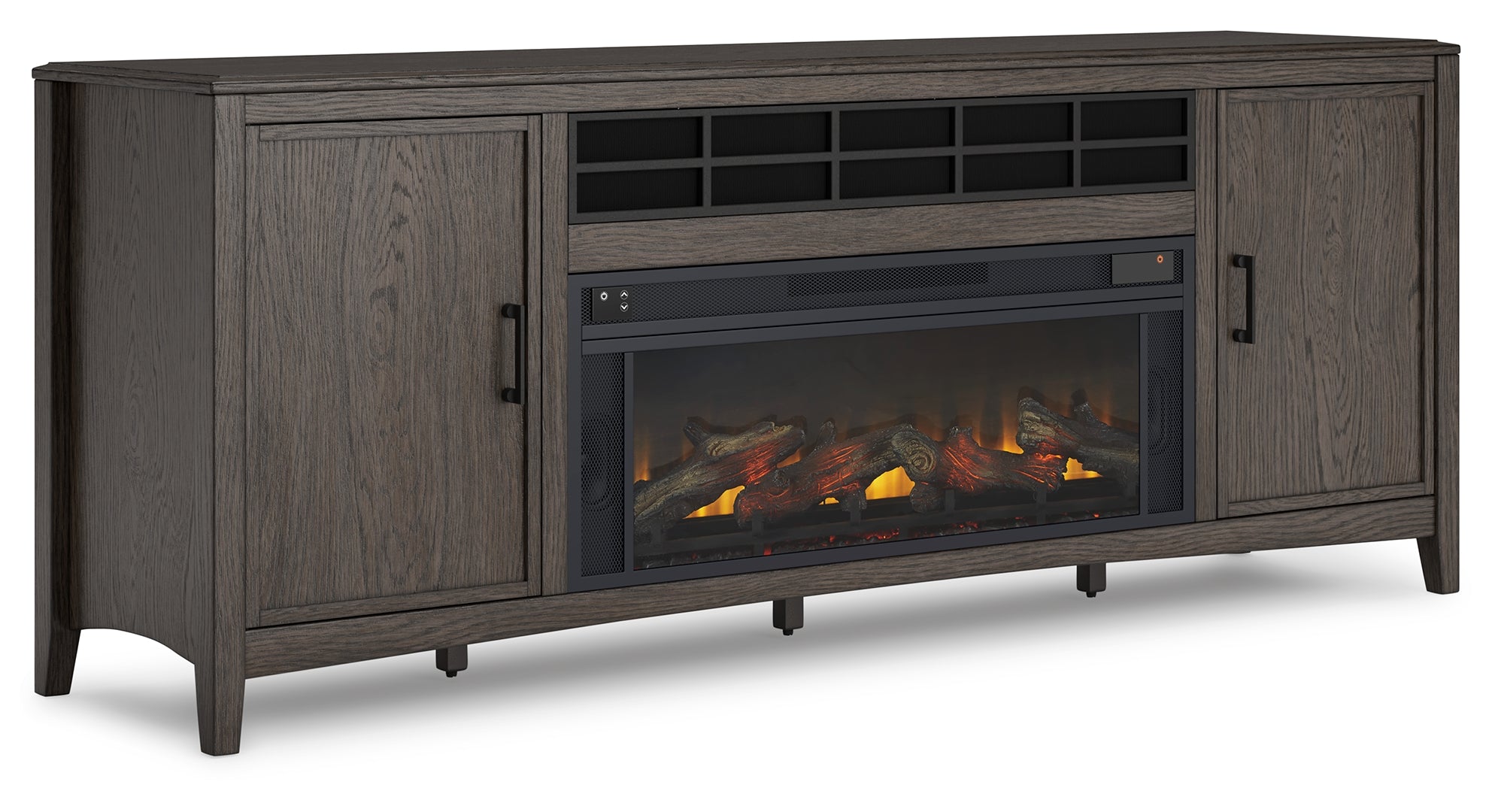 Montillan 84" TV Stand with Electric Fireplace