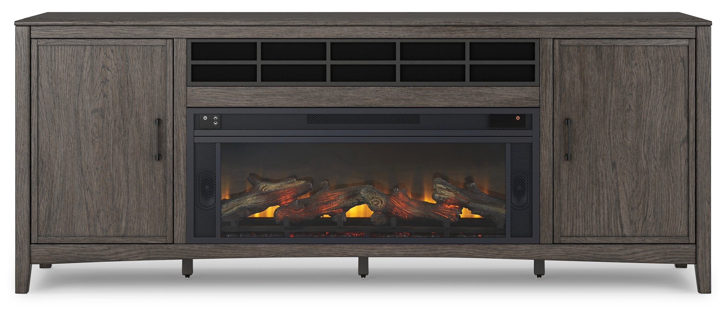 Montillan 84" TV Stand with Electric Fireplace