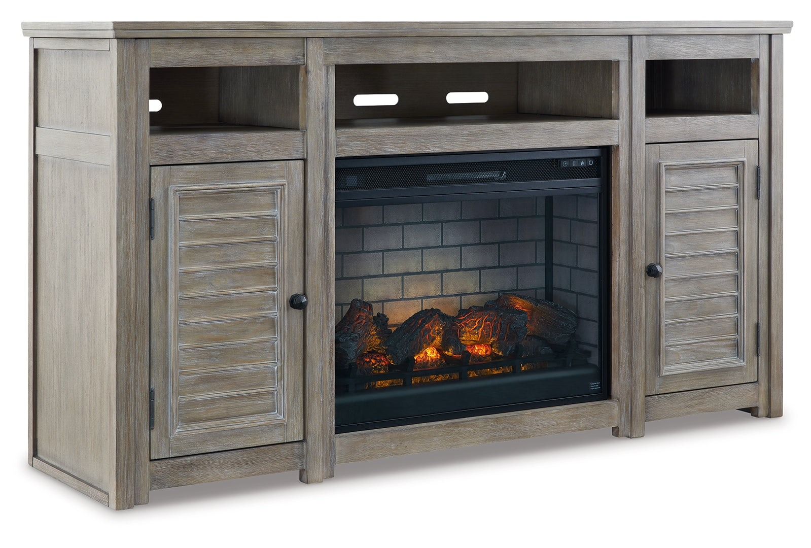 Moreshire 72" TV Stand with Electric Fireplace