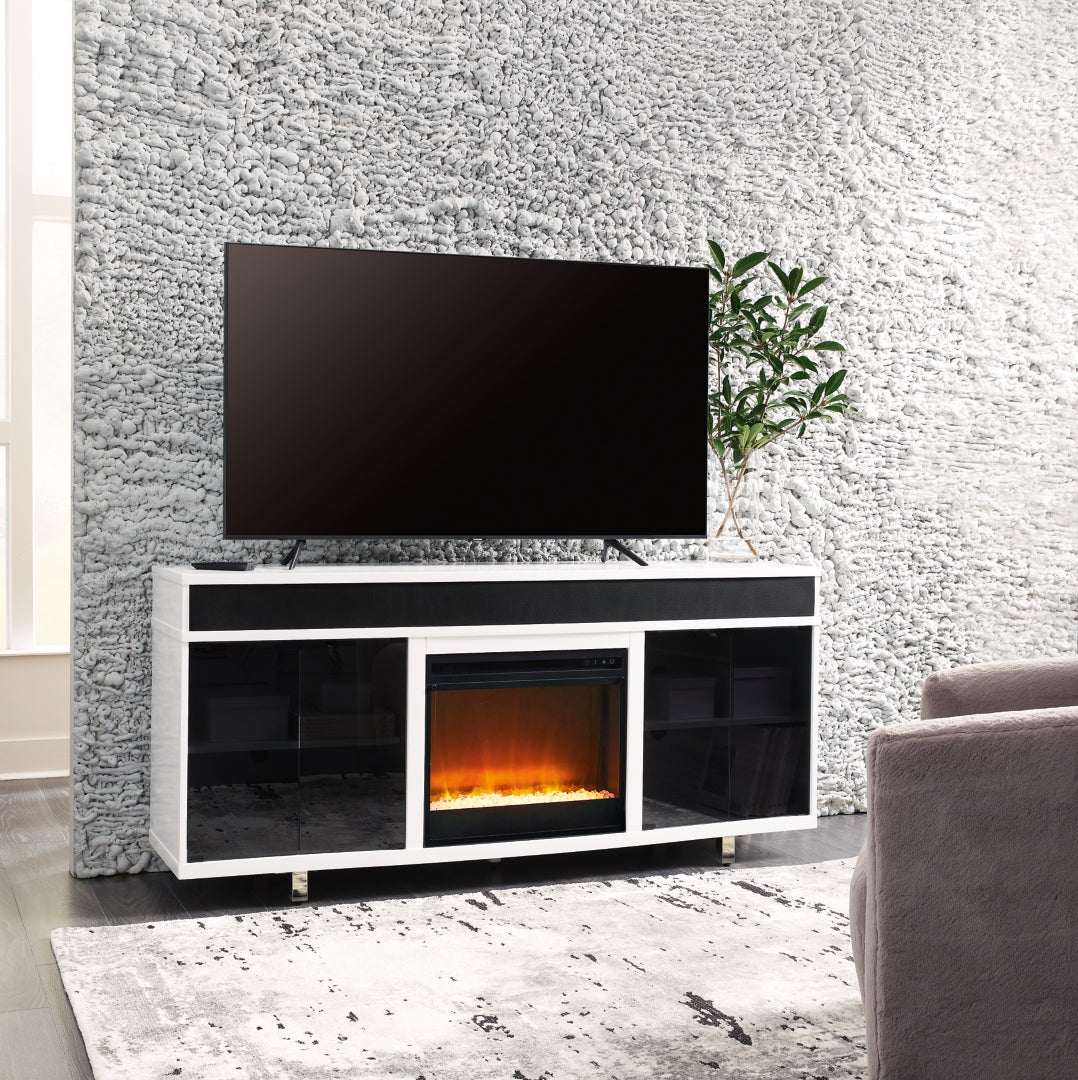 Gardoni 72" TV Stand with Electric Fireplace