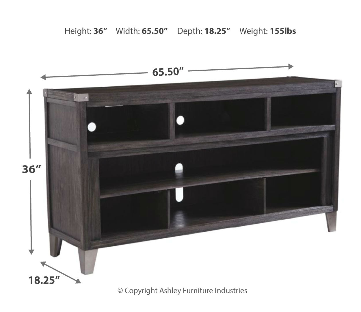 Todoe LG TV Stand w/Fireplace Option