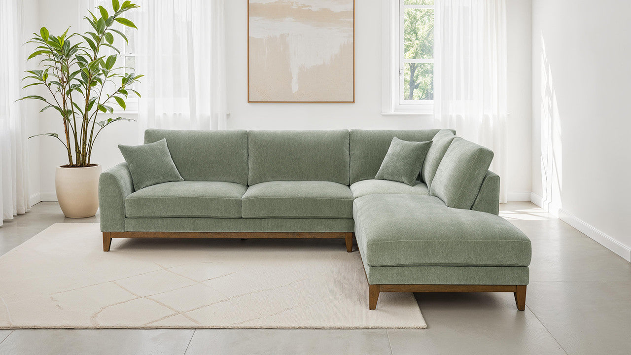 Watton Olive Green Sectional