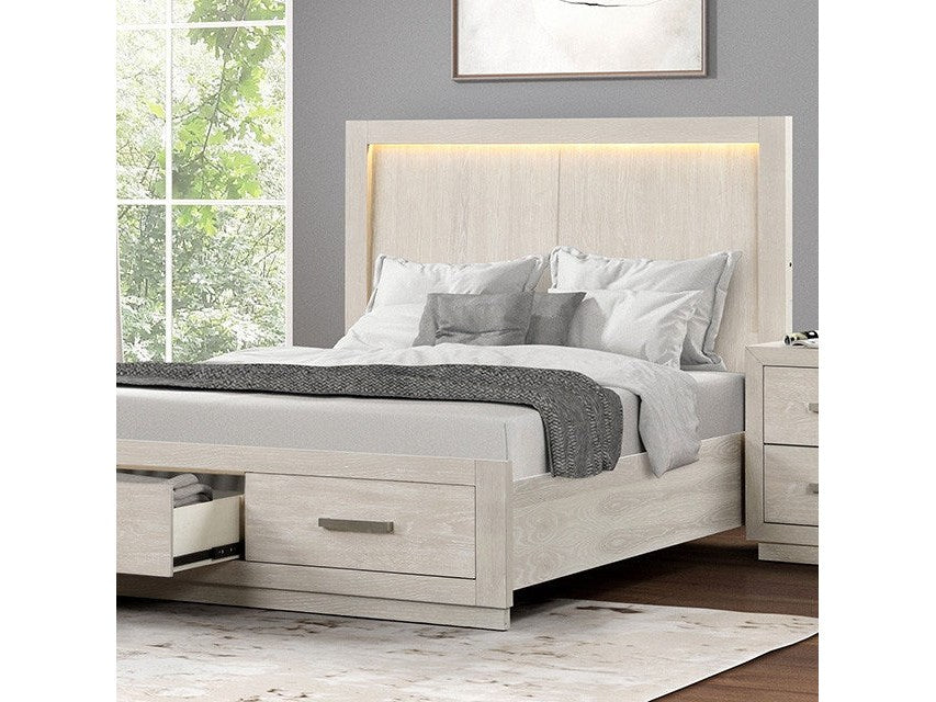 Wellingborough Light Gray Eastern King Bed