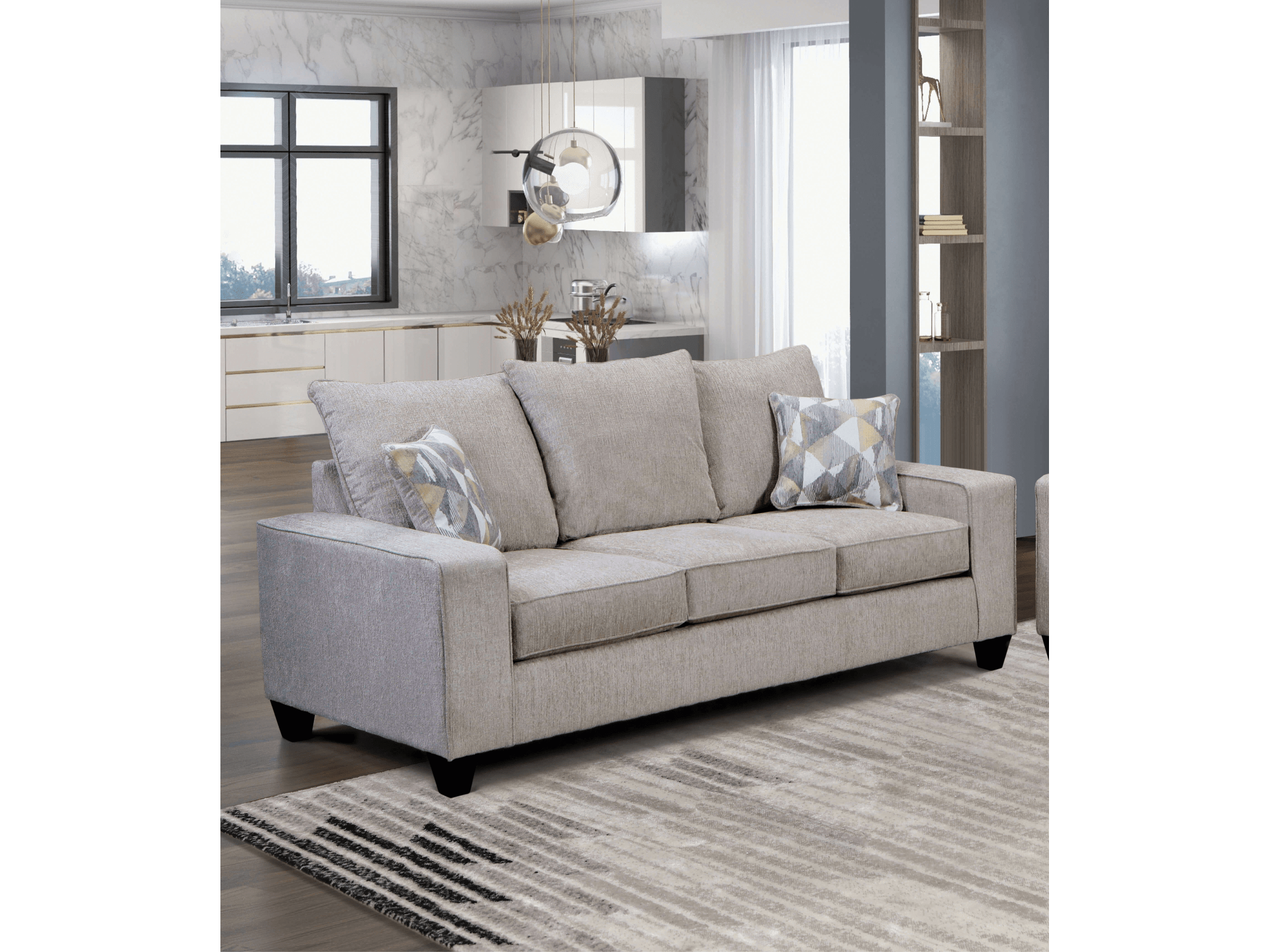 West action Beige Sofa