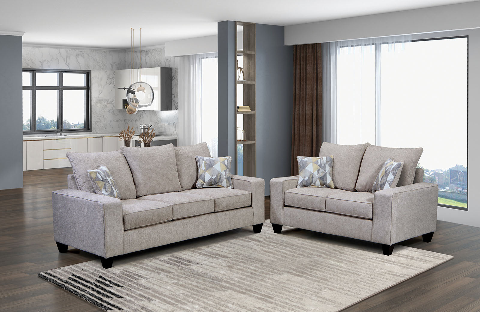 West action Beige Sofa