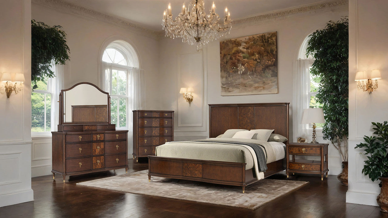Westerham Dark Cherry 5 Pc. Queen Bedroom Set w/ Chest