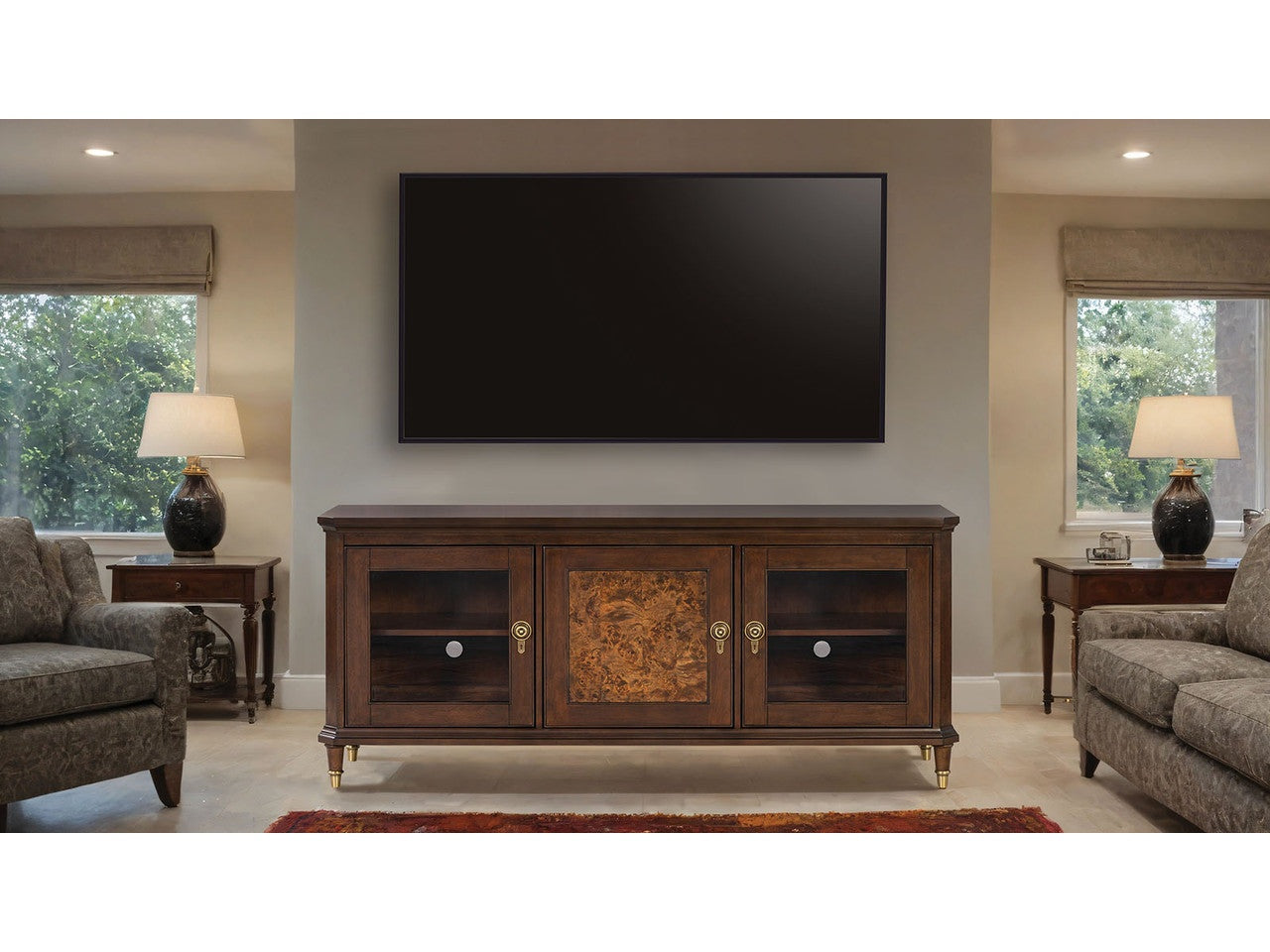 Westerham Dark Cherry 70" TV Stand