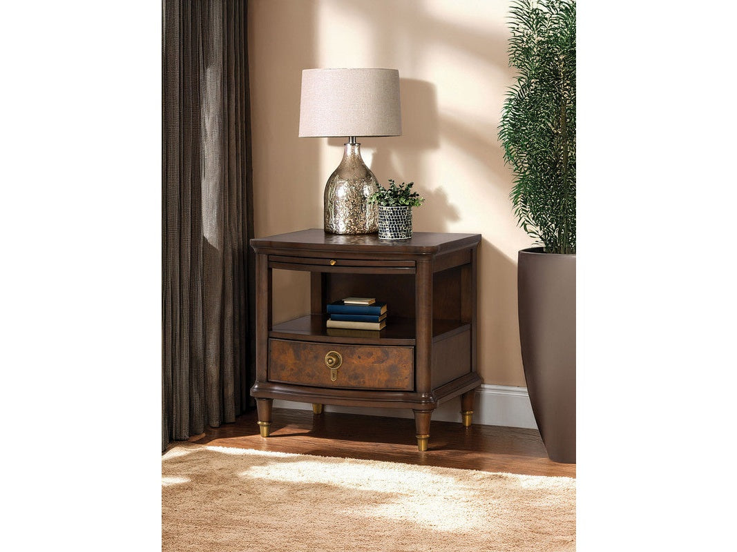 Westerham Dark Cherry End Table w/ LED
