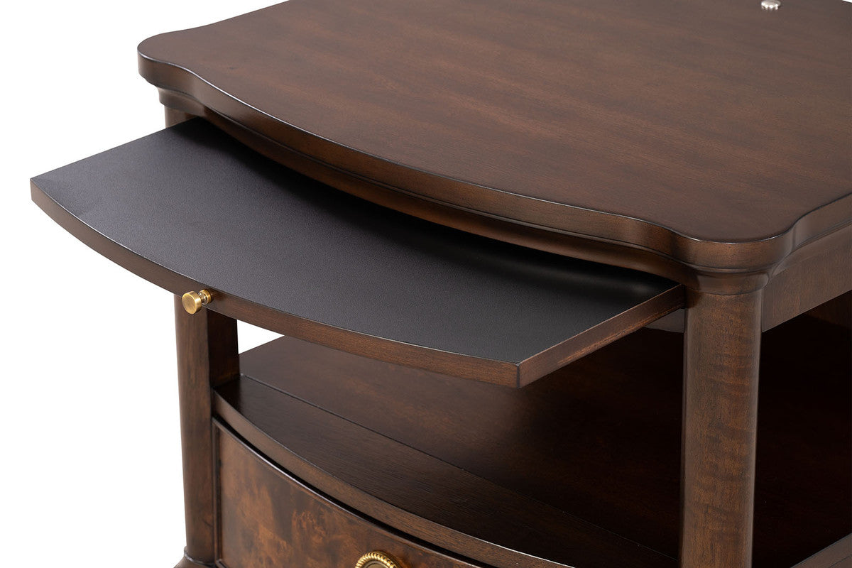 Westerham Dark Cherry End Table w/ LED