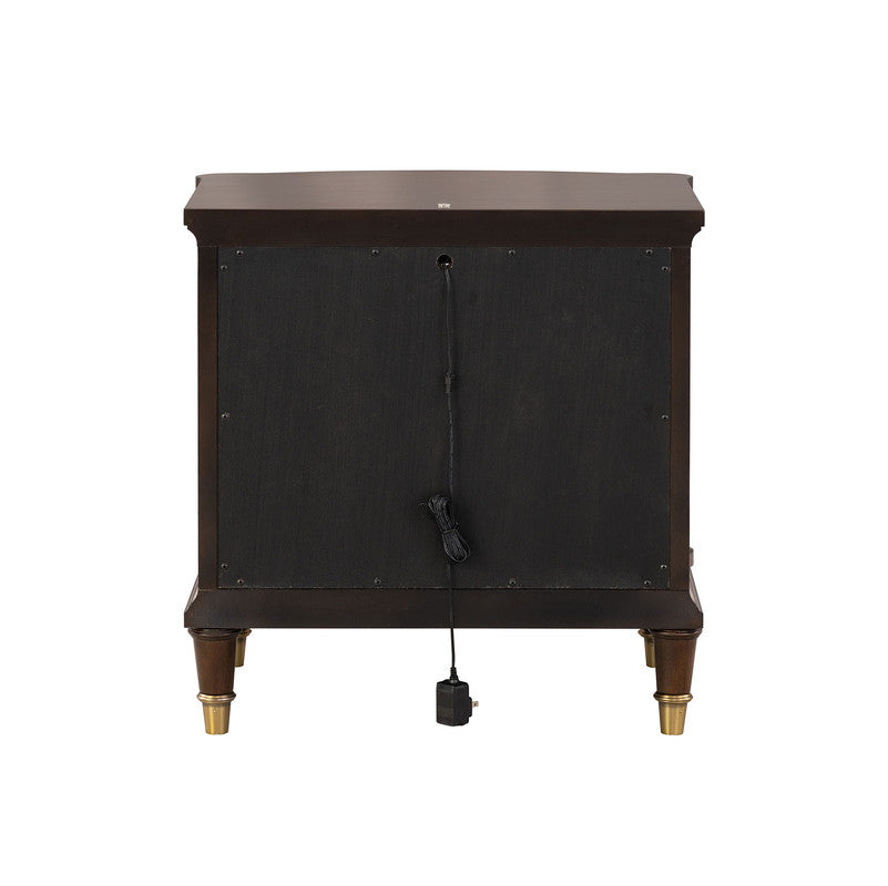 Westerham Dark Cherry End Table w/ LED