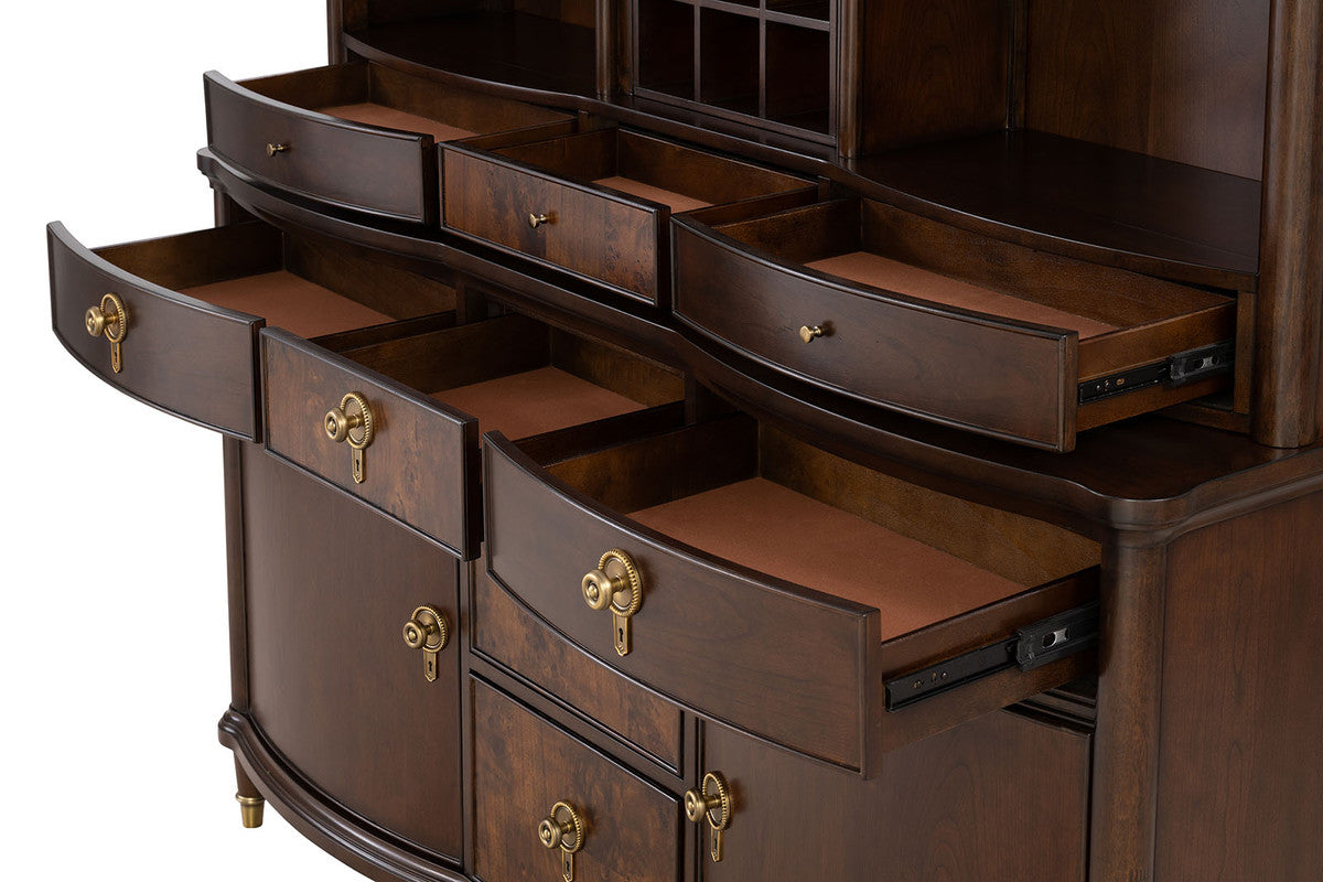 Westerham Dark Cherry Hutch & Buffet