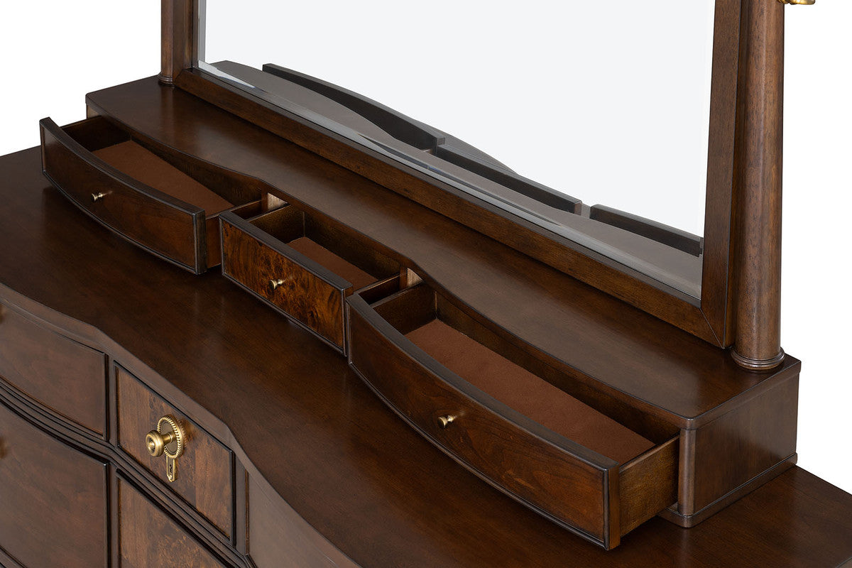 Westerham Dark Cherry Mirror
