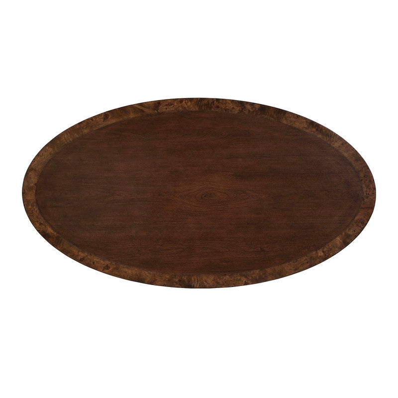 Westerham Dark Cherry Oval Cocktail Table