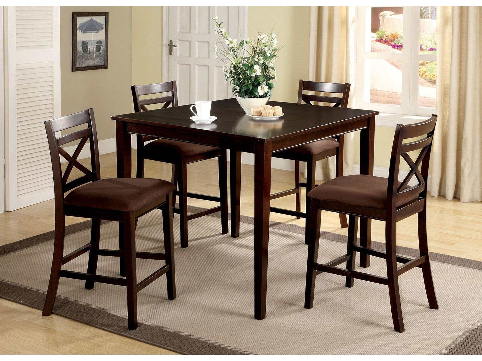 Weston Espresso 5pc Dining Room Set