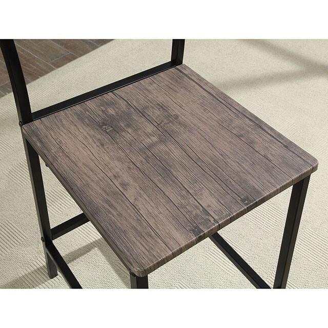 Westport Antique Brown/Black Counter Height Dining Set / 5pc