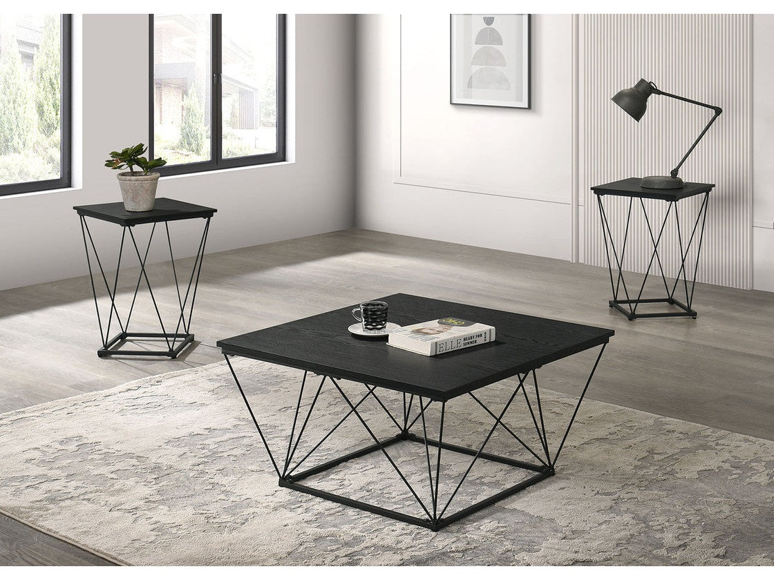 Whetstone Black 3 Pc. Table Set