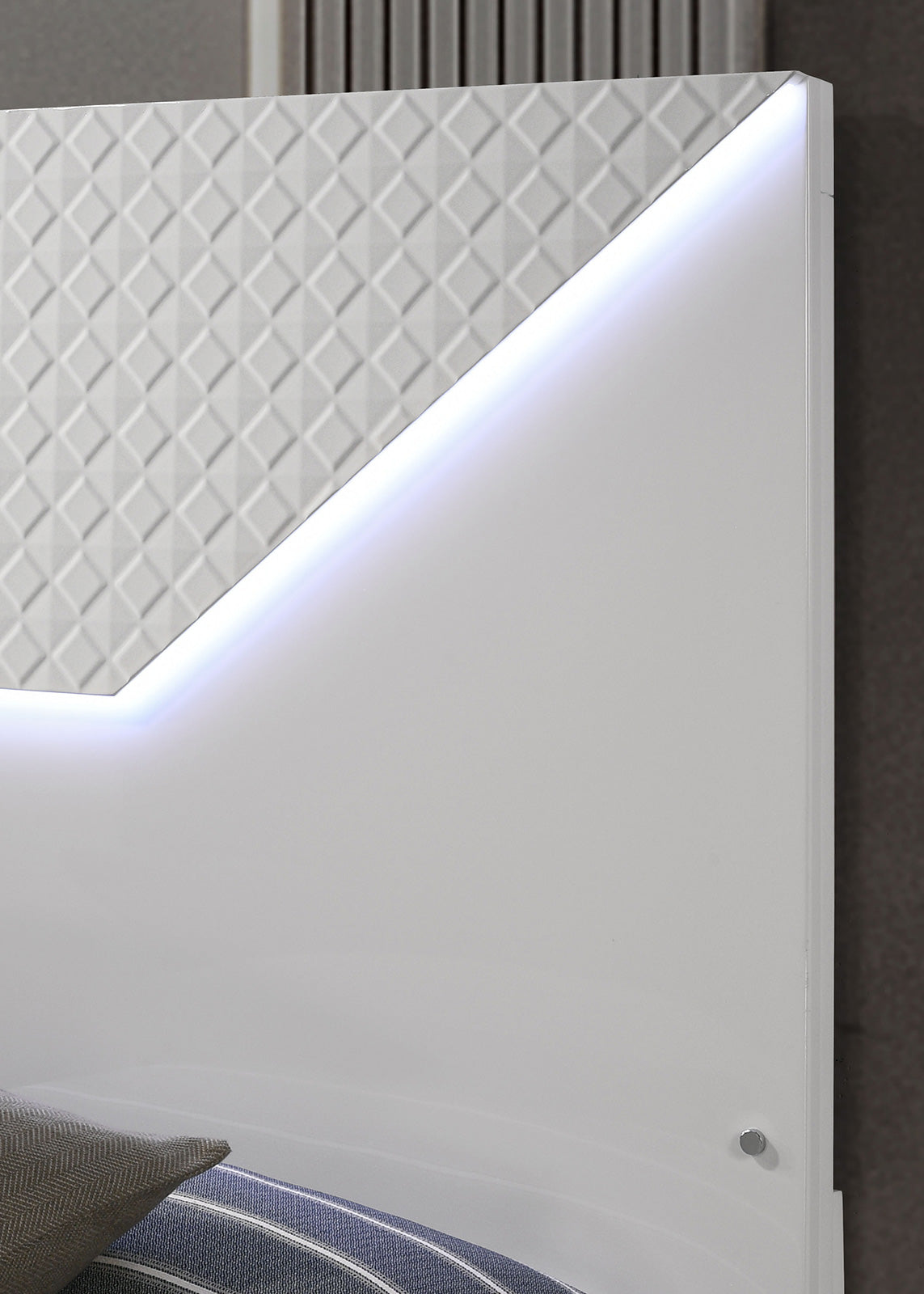 Whitby White Queen Bed