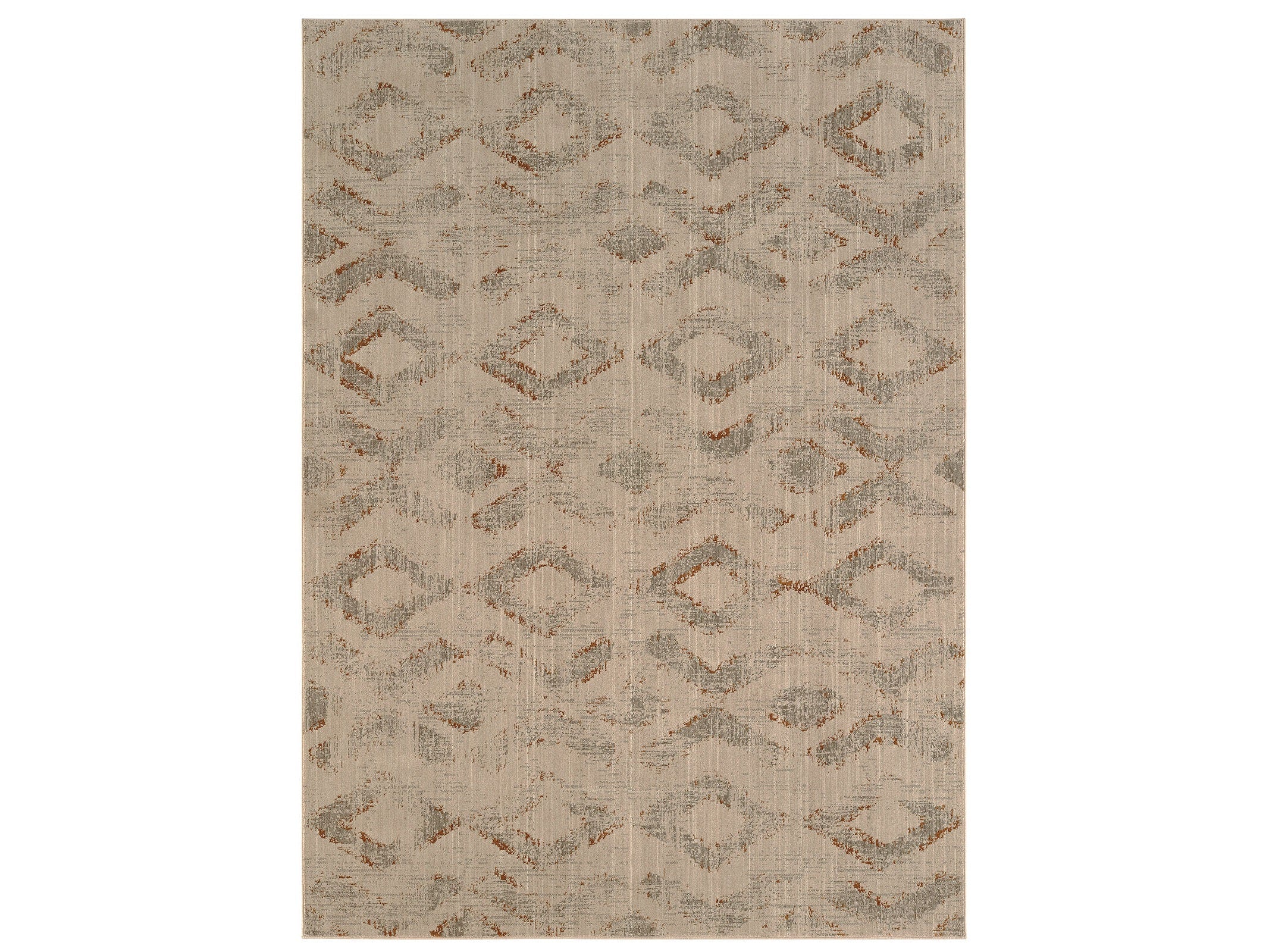 Wilhelm Obelisk Gray 8' X 11' Area Rug