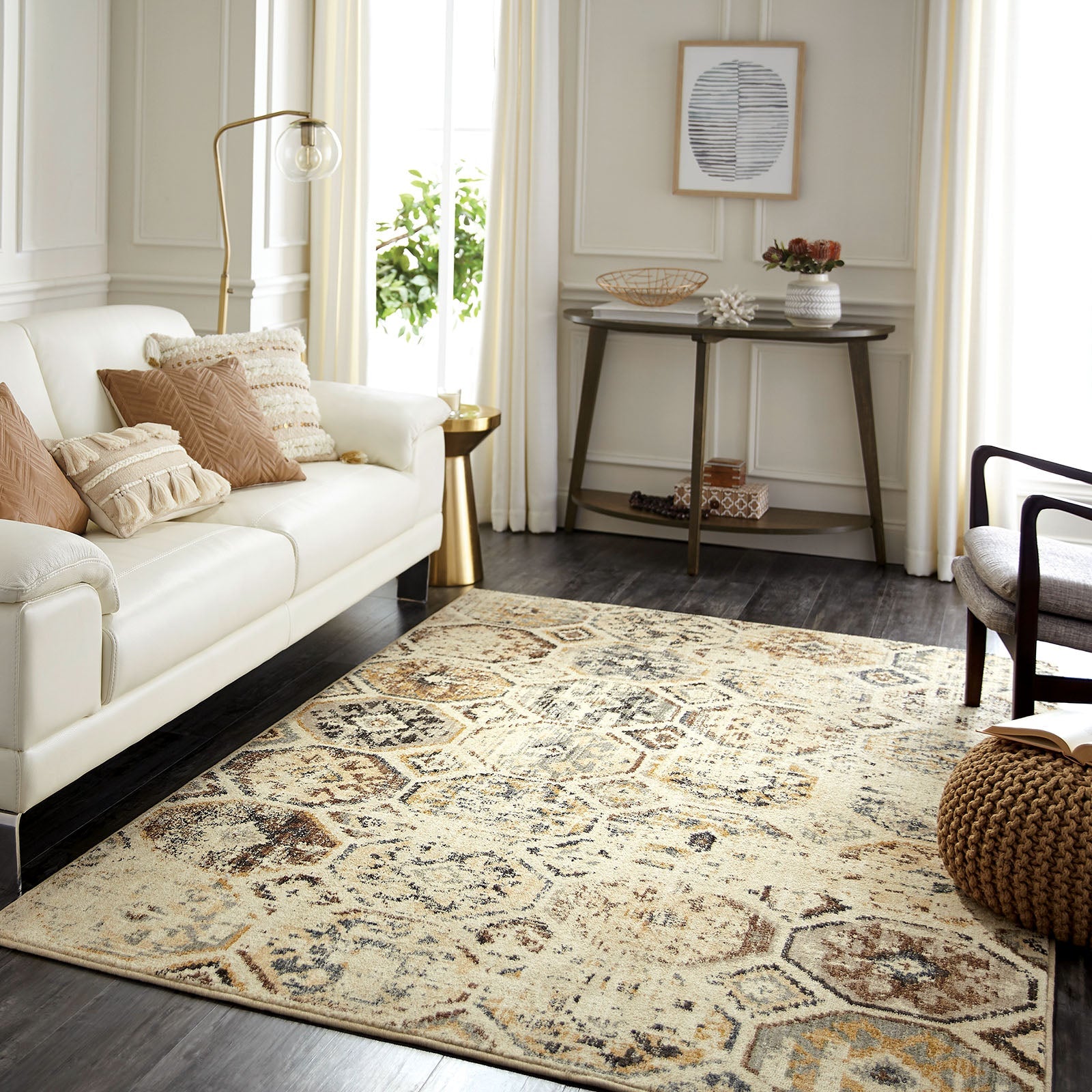 Wilhelm Relic Beige 5'3 X 7'6" Area Rug