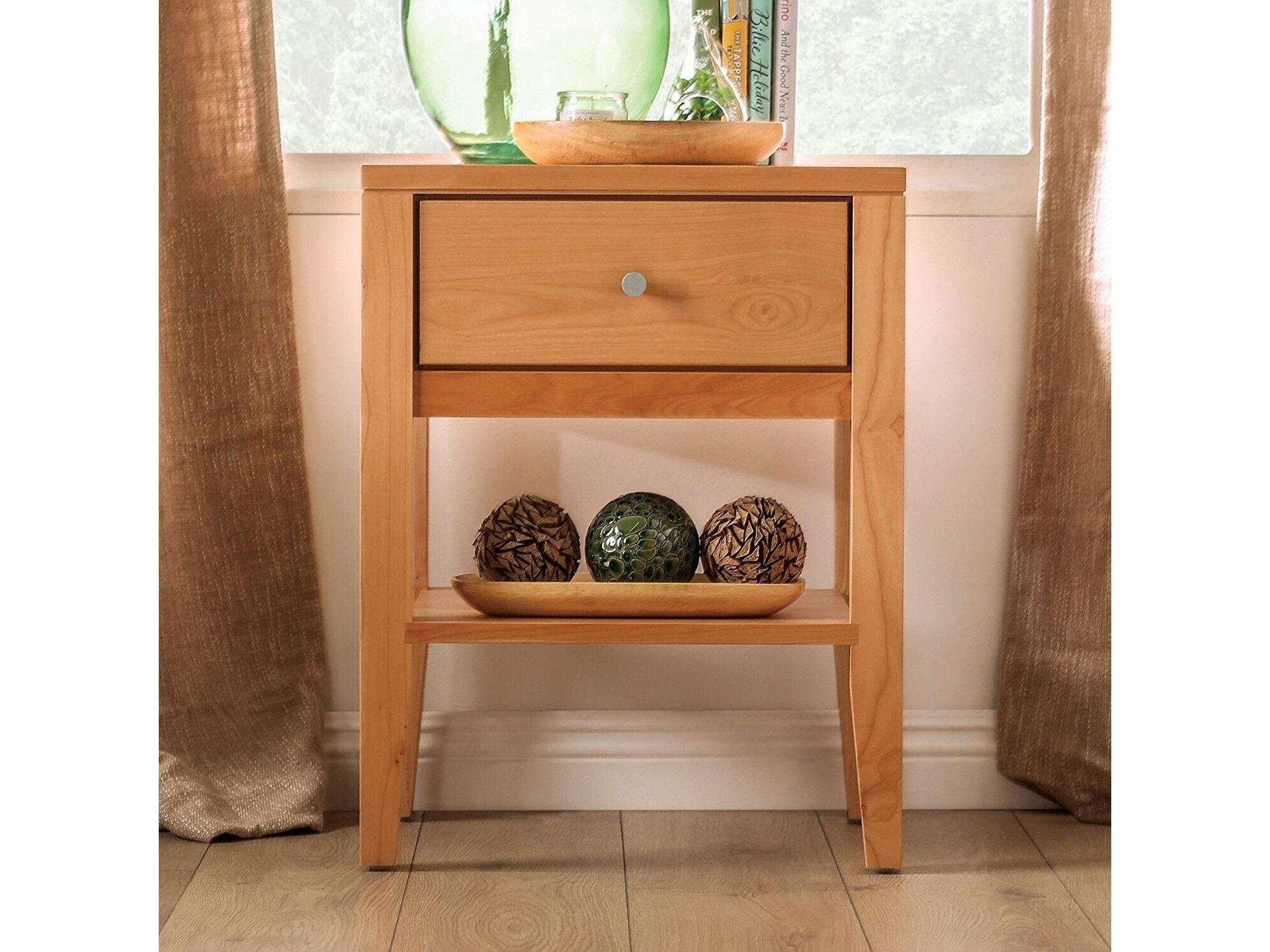 Willamette Light Oak Nightstand