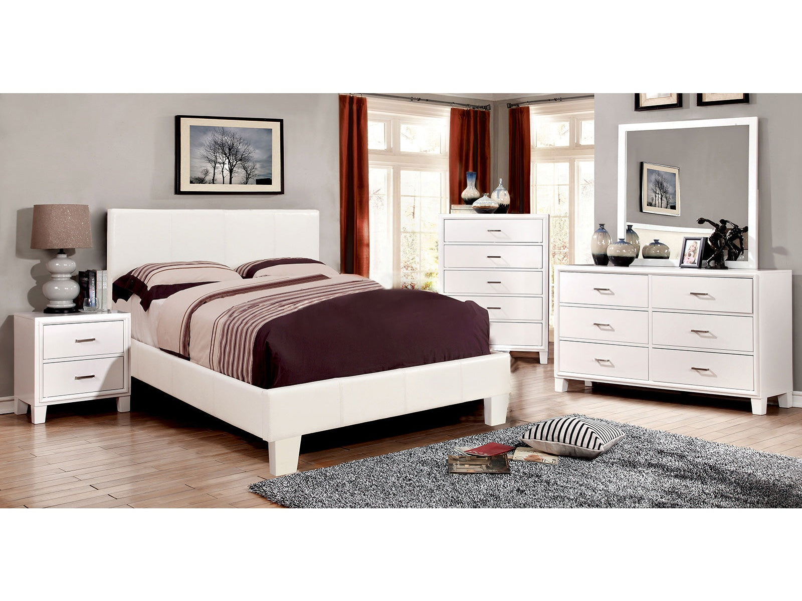 Winn Park White Queen Bed