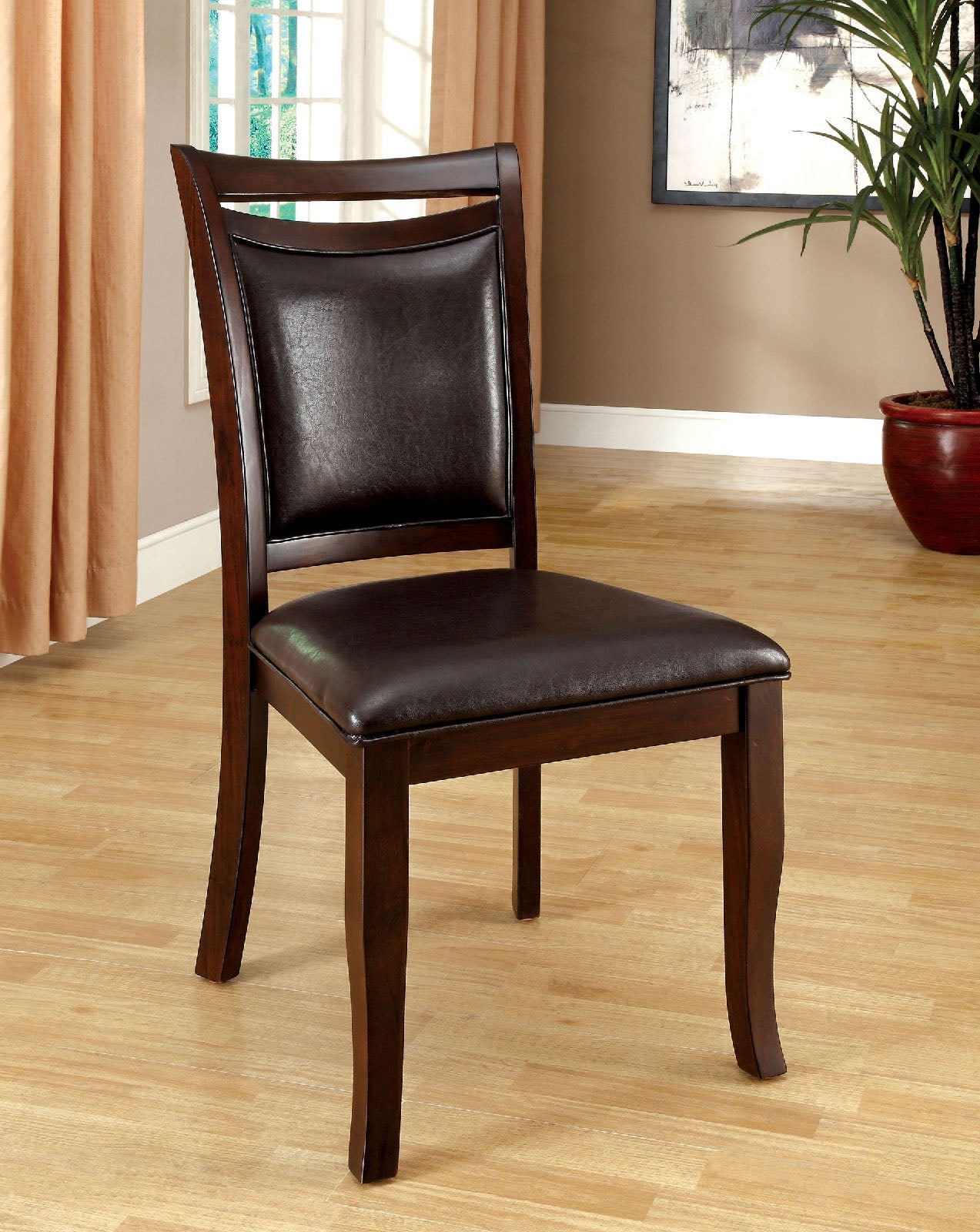 Woodside Dark Cherry/Espresso 7 Pc. Dining Room Set