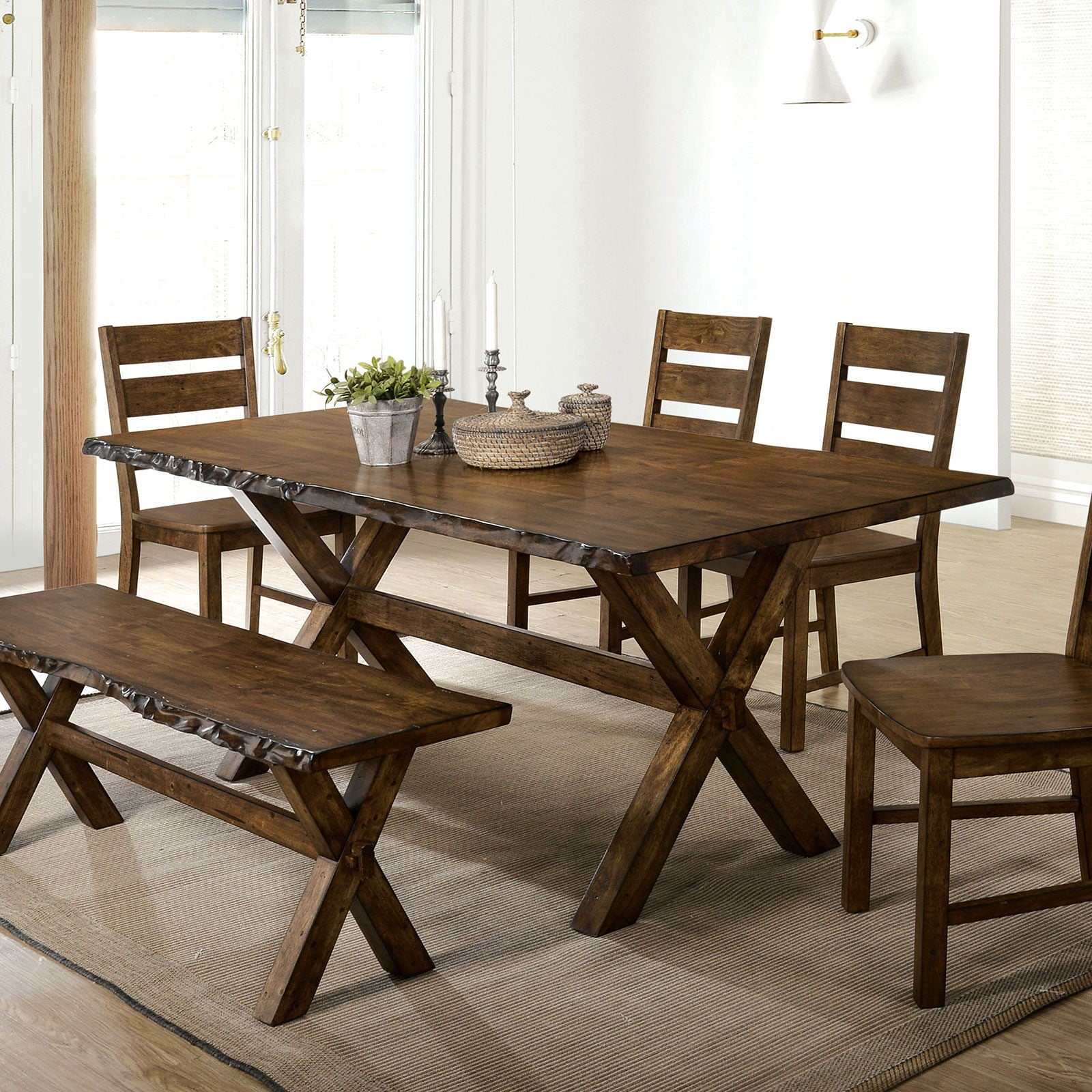 Woodworth Walnut Bench