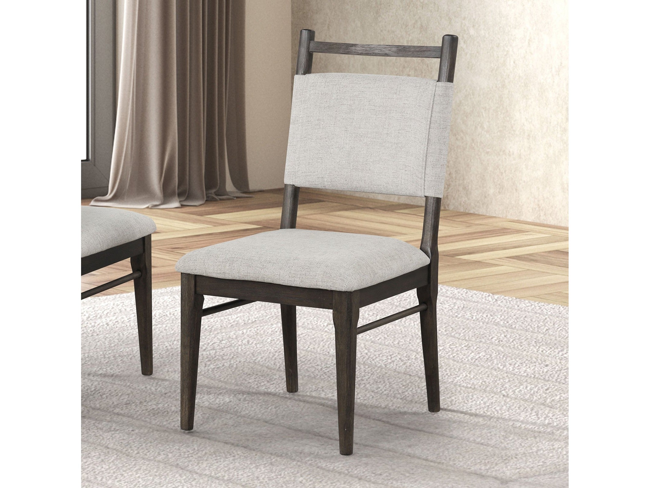 Woolwich Dark Walnut Side Chair(Set of 2)