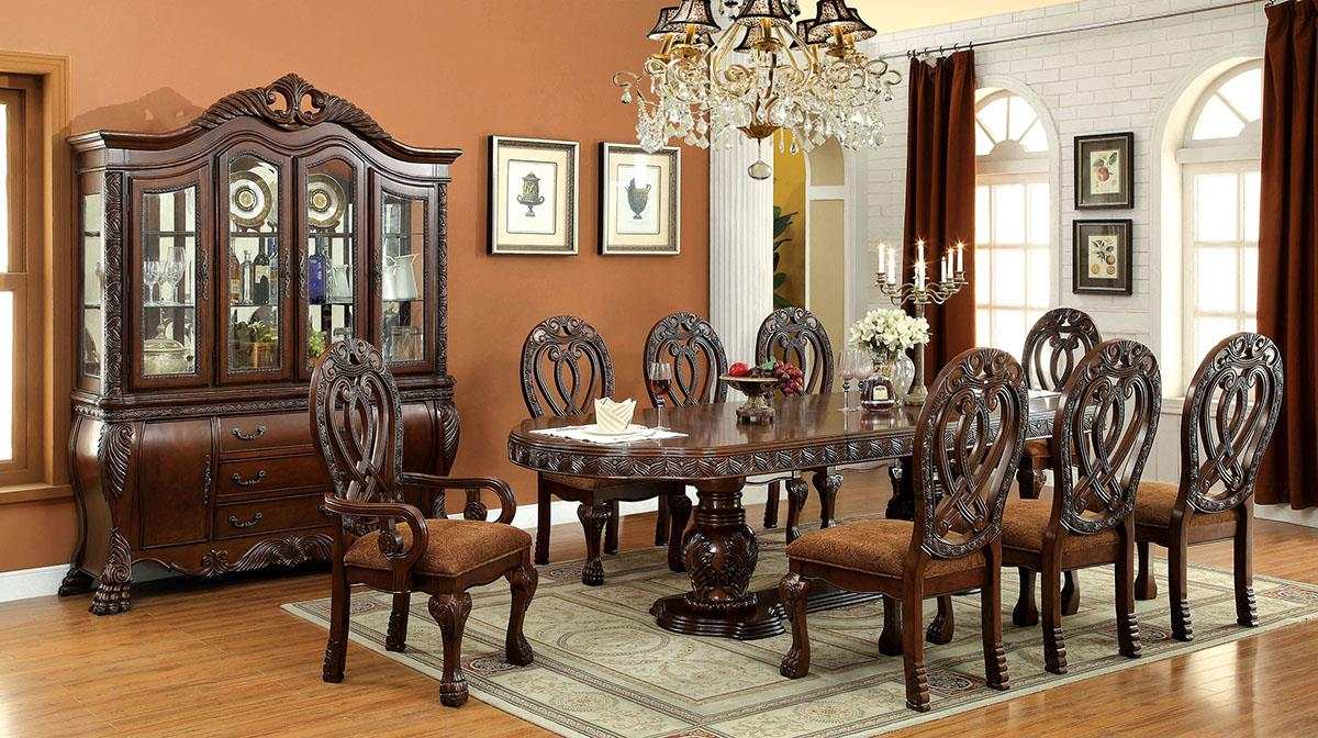 Wyndmere Brown & Cherry Dining Arm Chair (Set of 2)