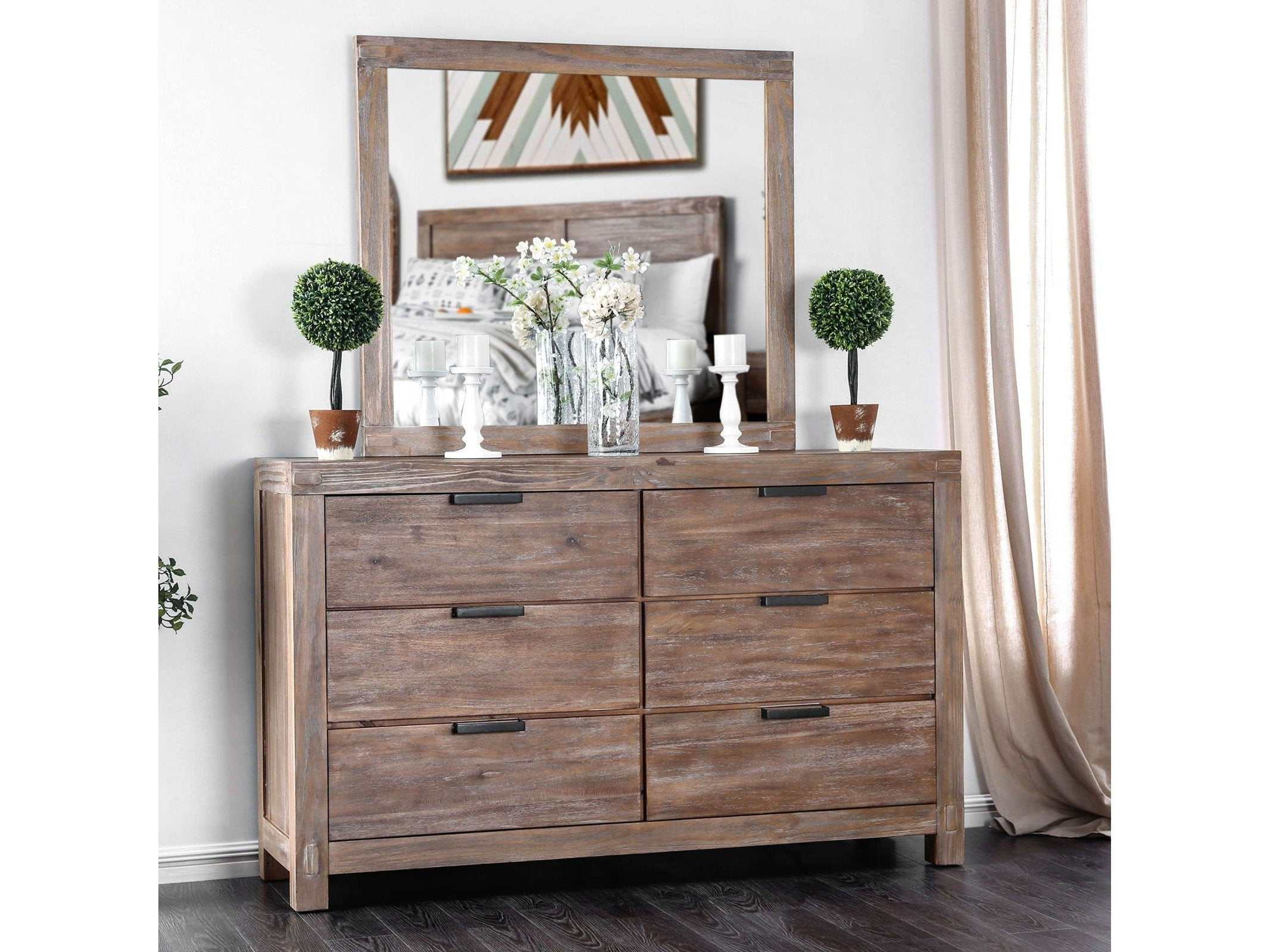 Wynton Weathered Light Oak Dresser