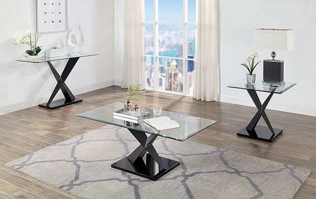 Xanthus Black Sofa Table
