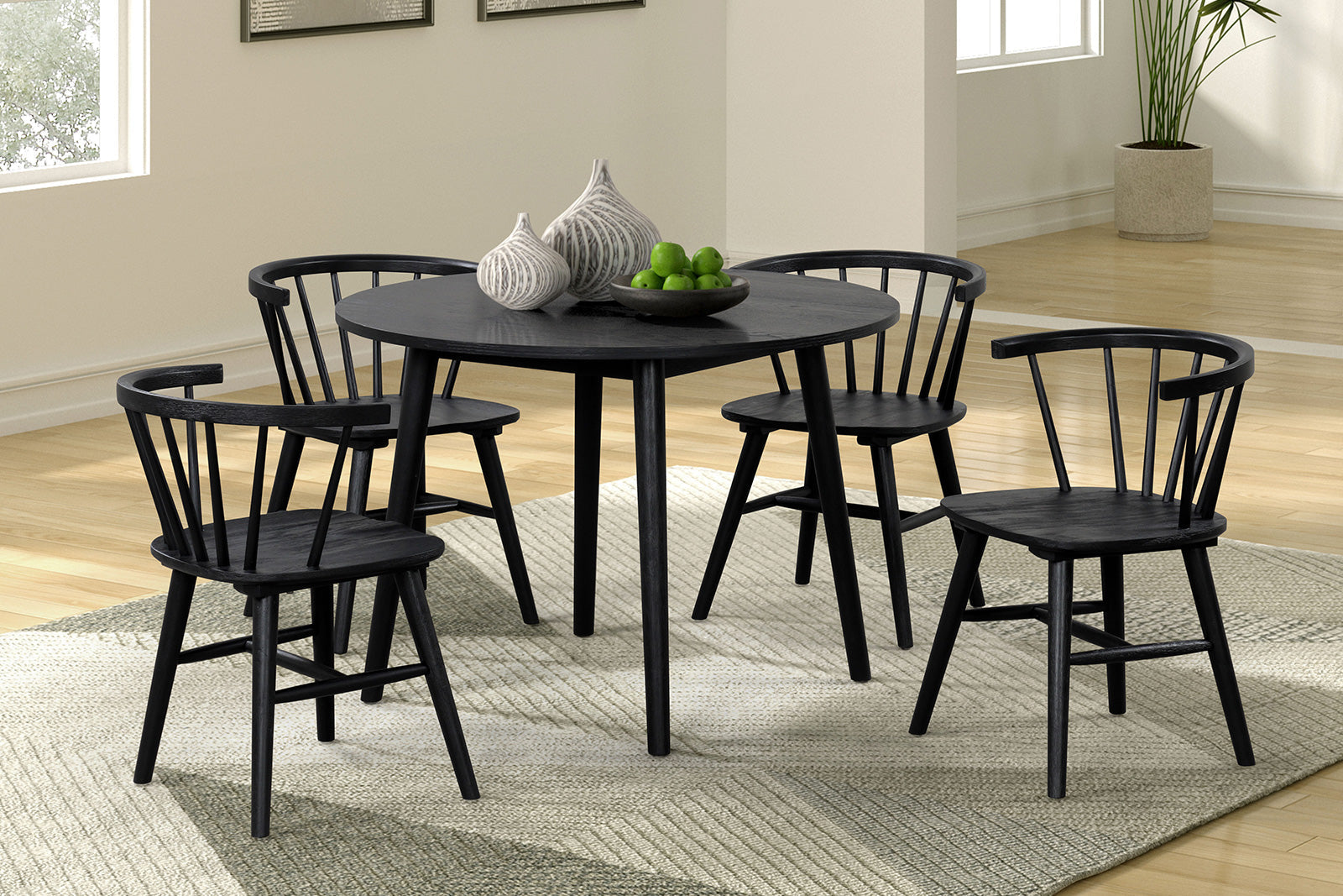 Yate Black Dining Chair (Set of 2)