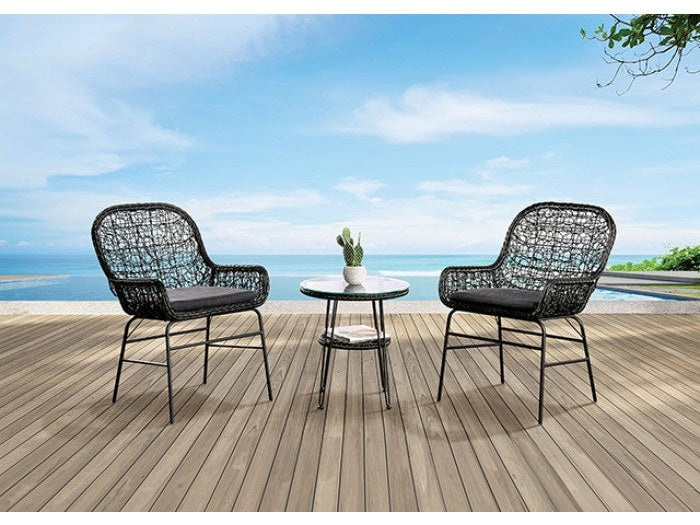 Zalika Black Outdoor Chair