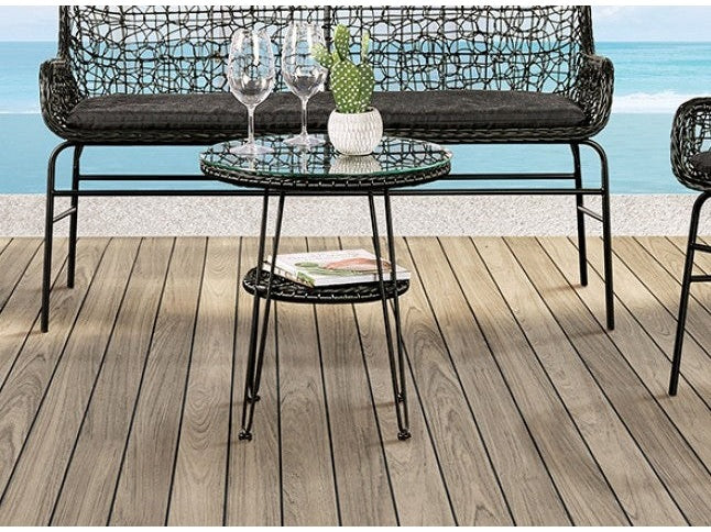 Zalika Black Outdoor Table