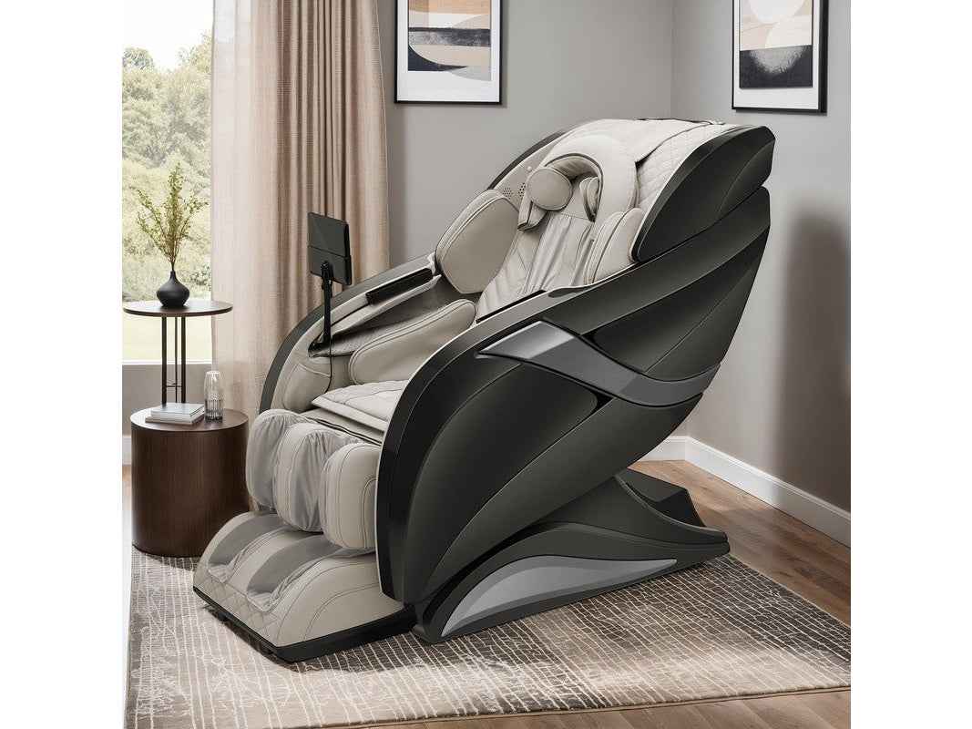 Zenithra Black/Gray Massage Chair