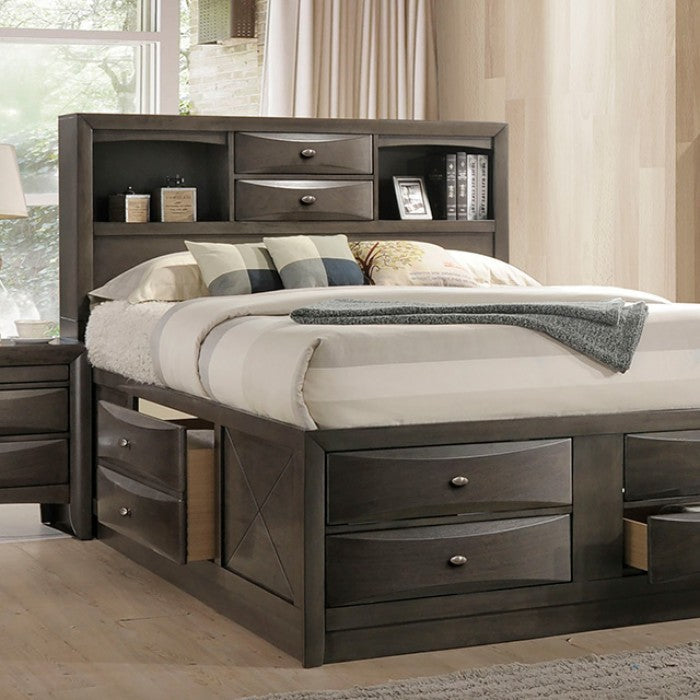 Zosimo Gray 5 Pc. Queen Bedroom Set w/ Chest