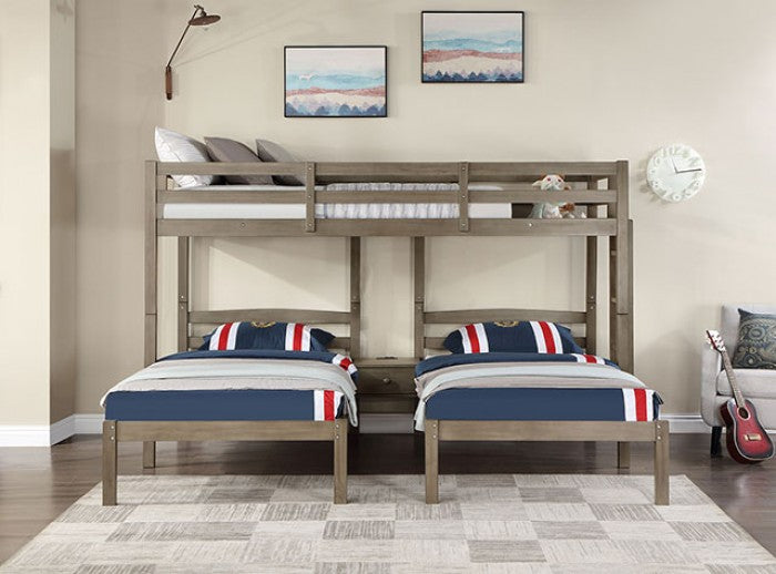 Hortense Triple Twin Bed