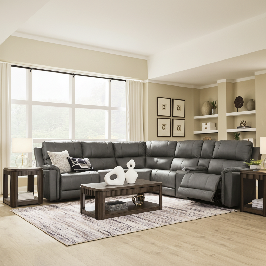 Beryton 7-Piece Power Reclining Sectional