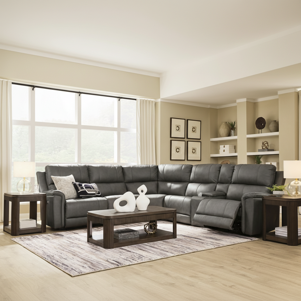 Beryton 7-Piece Power Reclining Sectional