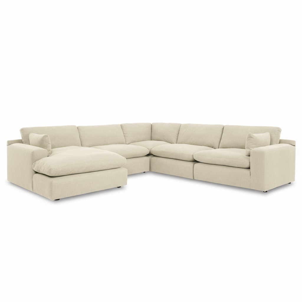 Elyza 5-Piece Sectional with Chaise