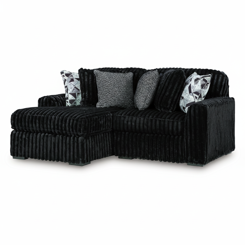 Midnight-Madness 2-Piece Sectional with Chaise