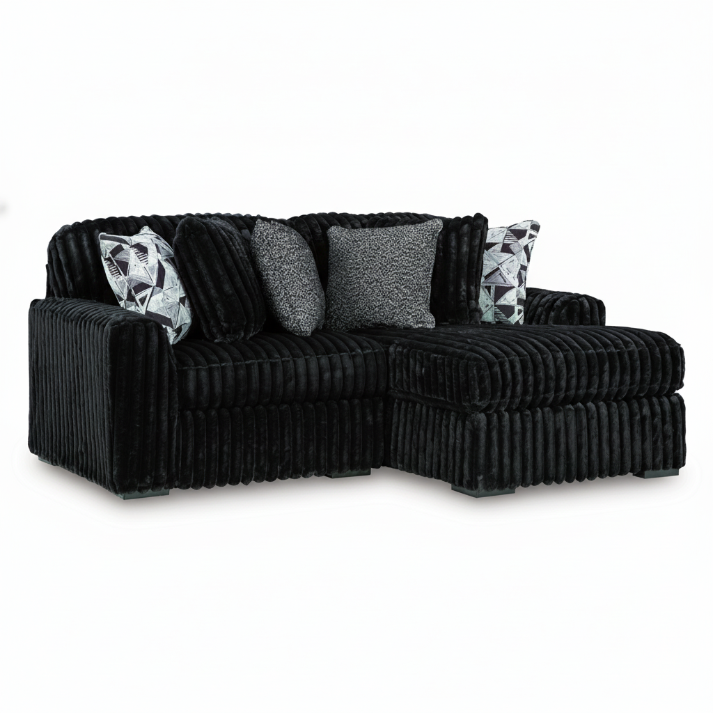 Midnight-Madness 2-Piece Sectional with Chaise