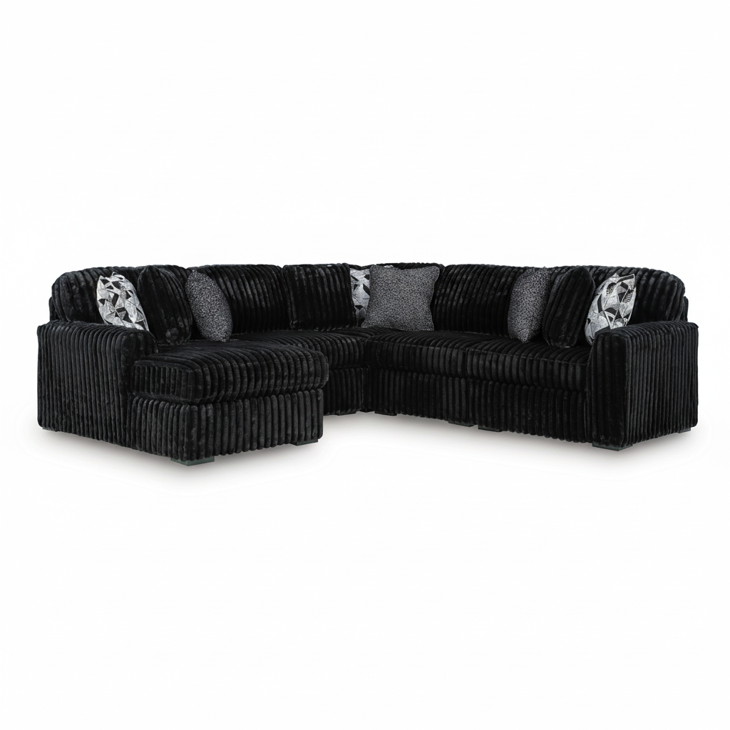Midnight-Madness 6-Piece Sectional with Chaise