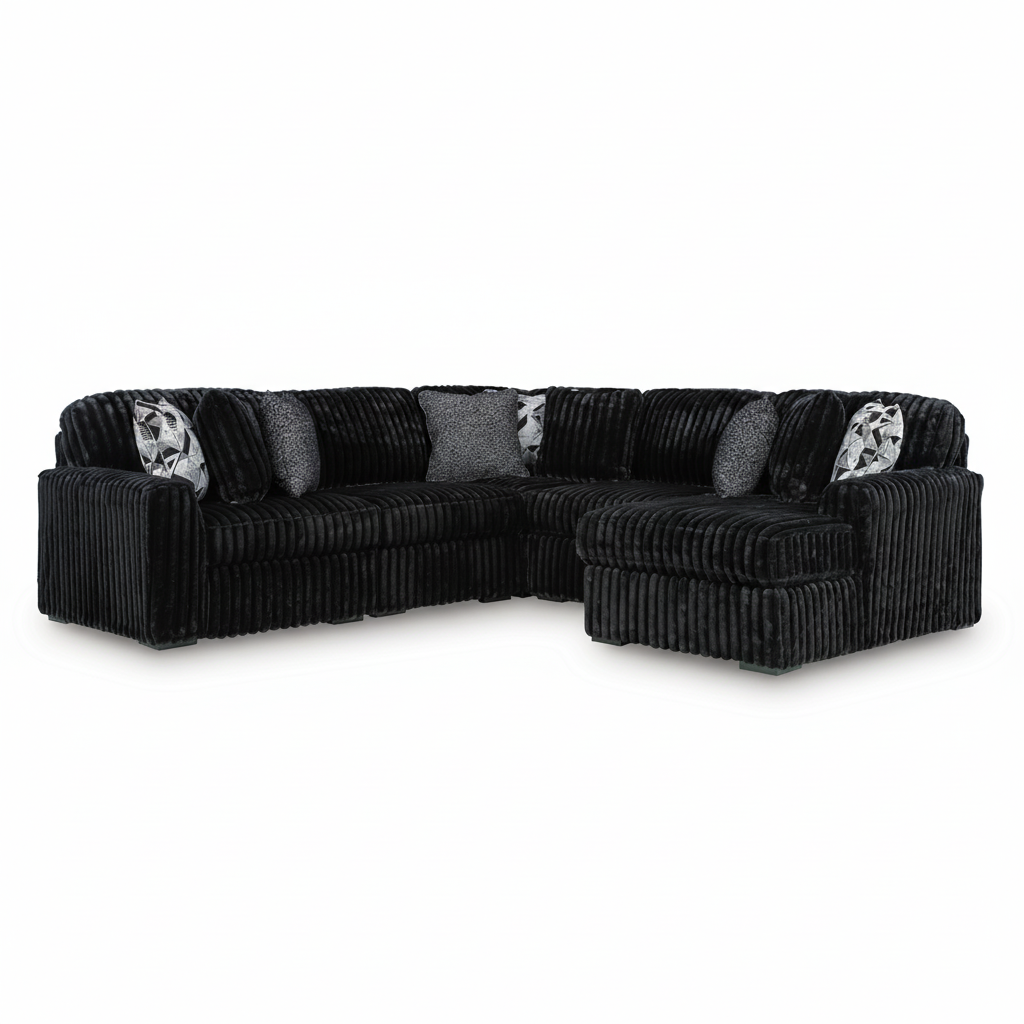 Midnight-Madness 6-Piece Sectional with Chaise