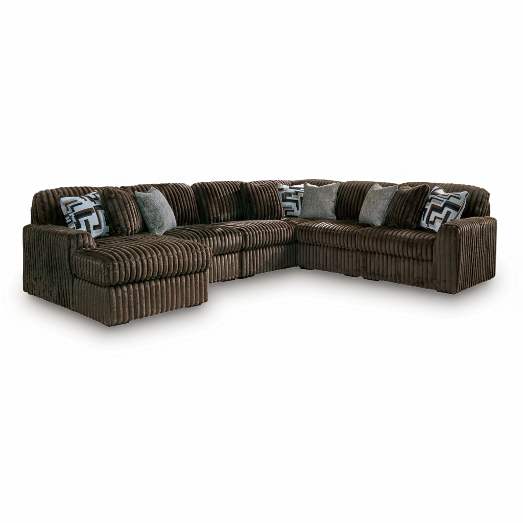 Midnight-Madness 6-Piece Sectional with Chaise