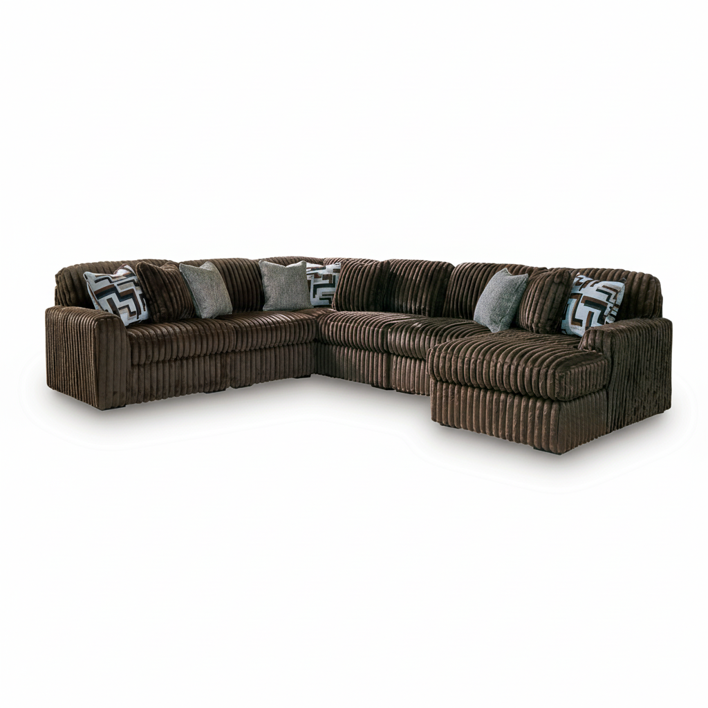 Midnight-Madness 6-Piece Sectional with Chaise