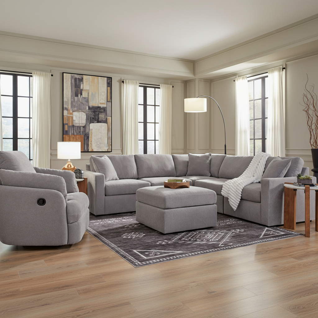 Modmax 3-Piece Sectional with Storage Chaise
