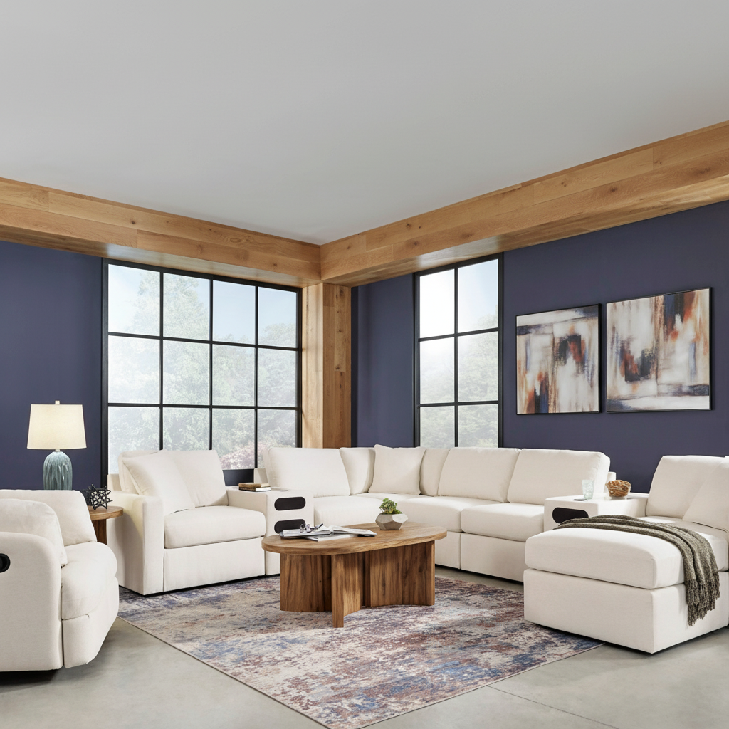 Modmax 4-Piece Sectional with Storage Chaise