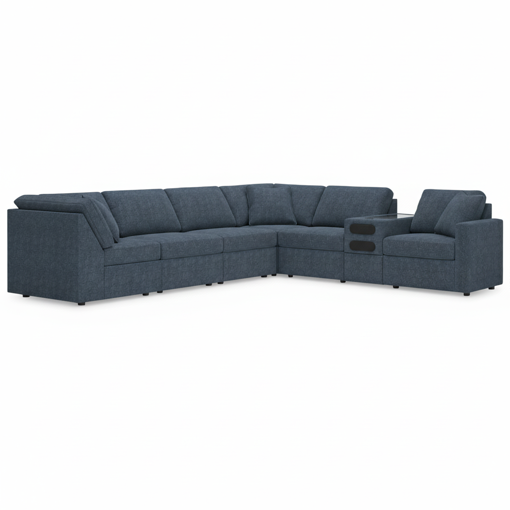 Modmax 7-Piece Sectional with Audio Console
