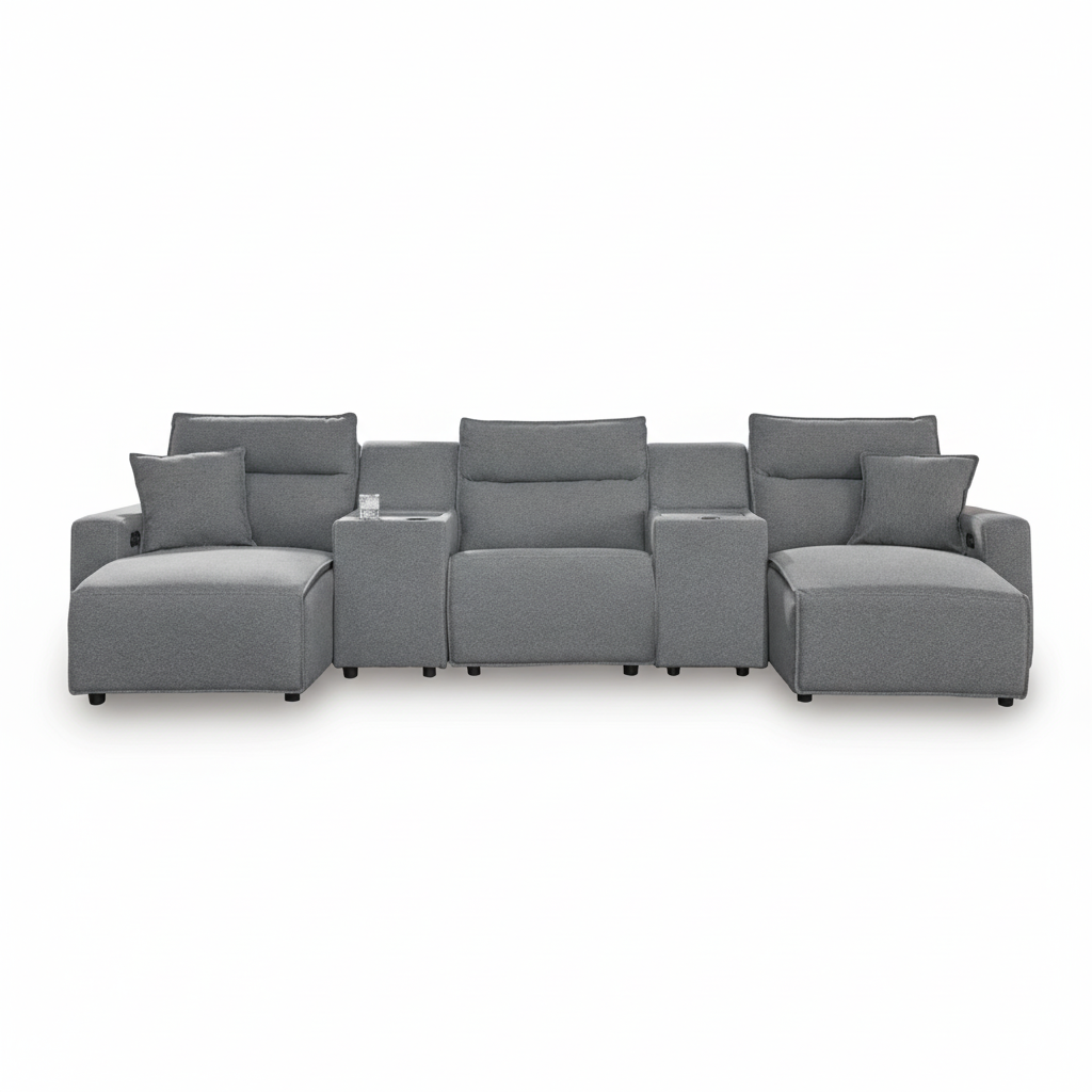 Modmax II 5-Piece Power Reclining Sectional with Chaise
